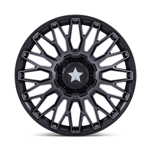 MSA Offroad Wheels M50 Clubber Utv 15X7 4X137/4X156/4X156 +10MM Matte Black Ddt