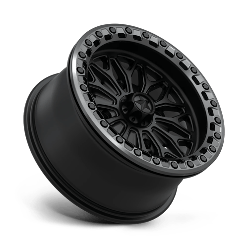 MSA Offroad Wheels Ma53 Bolo Utv Beadlock 15X7 4X137 +10MM Matte Black W/ Gl-Gunmetal Rg