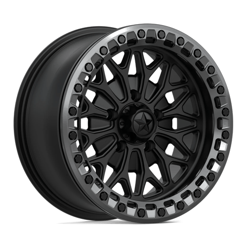 MSA Offroad Wheels Ma53 Bolo Utv Beadlock 15X7 5X114.3 +10MM Matte Black W/ Gl-Gunmetal Rg