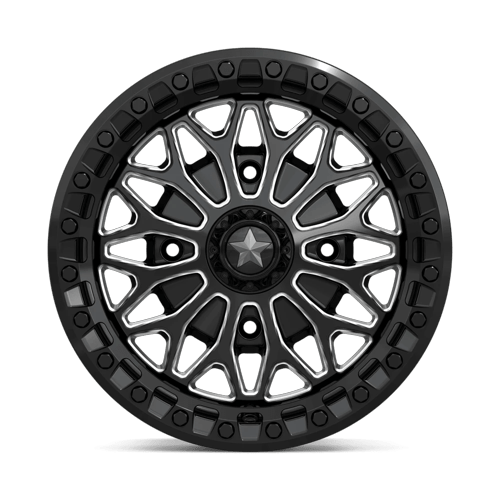 MSA Offroad Wheels Ma53 Bolo Utv Beadlock 15X7 4X137 +38MM Gloss Black Milled