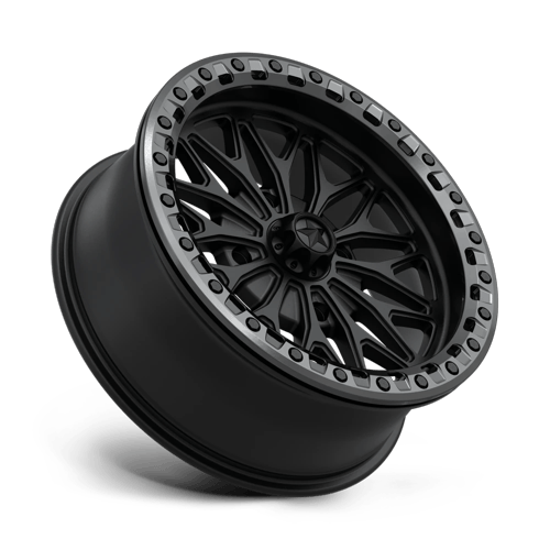 MSA Offroad Wheels Ma53 Bolo Utv Beadlock 18X7 4X137 +10MM Matte Black W/ Gl-Gunmetal Rg