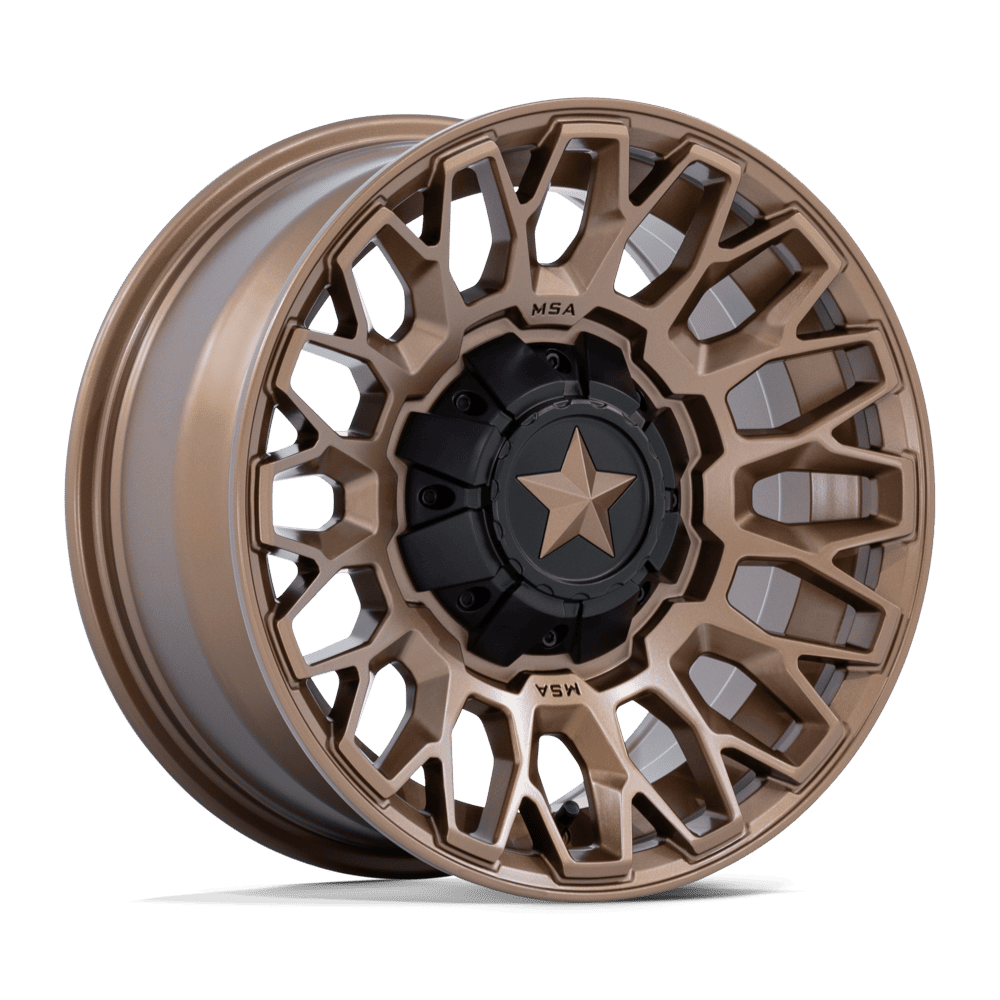 MSA Offroad Wheels M50 Clubber Utv 15X7 5X114.3 +10MM Matte Bronze
