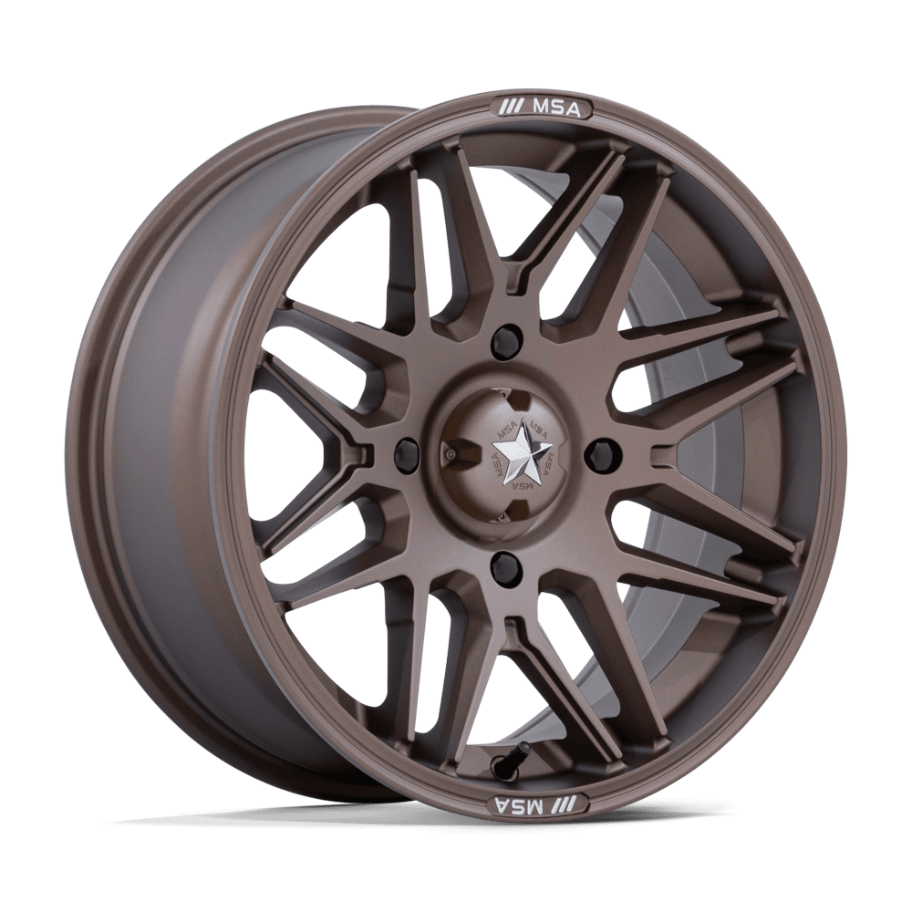 MSA Offroad Wheels M52 Radar Utv 16X7 4X156 +10MM Matte Bronze