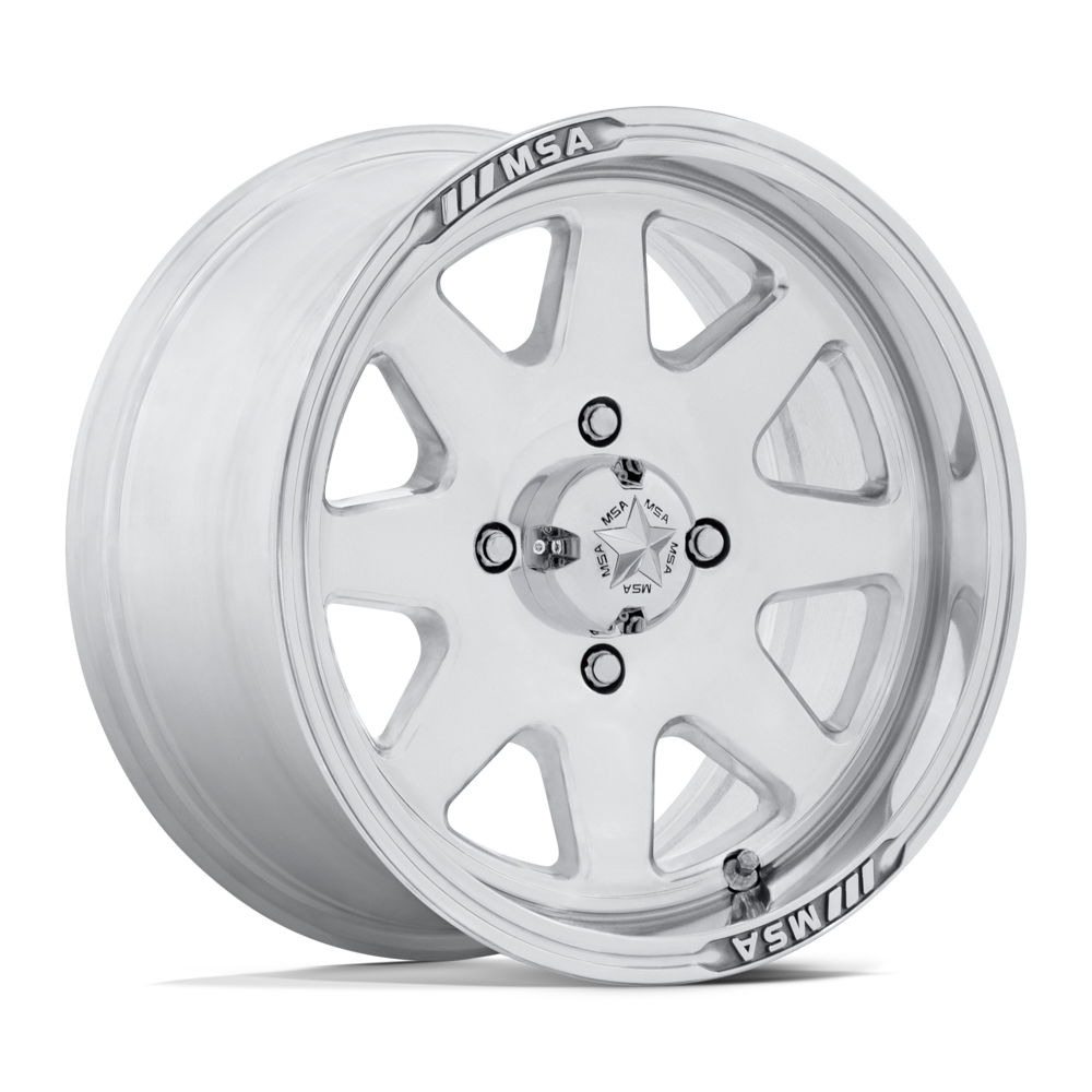 MSA Offroad Wheels M54 Spark Utv 15X7 4X156 +10MM Polished