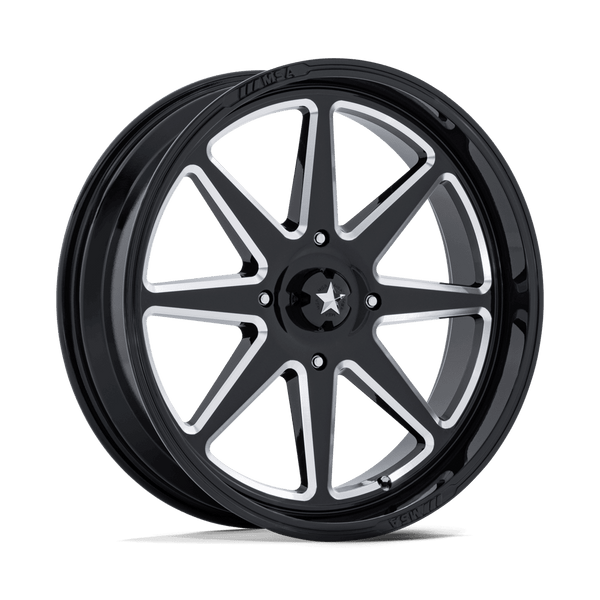 MSA Offroad Wheels M54 Spark Utv 14X7 4X110 +10MM Gloss Black Milled