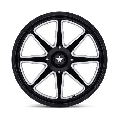 MSA Offroad Wheels M54 Spark Utv 22X7 5X114.3 +0MM Gloss Black Milled