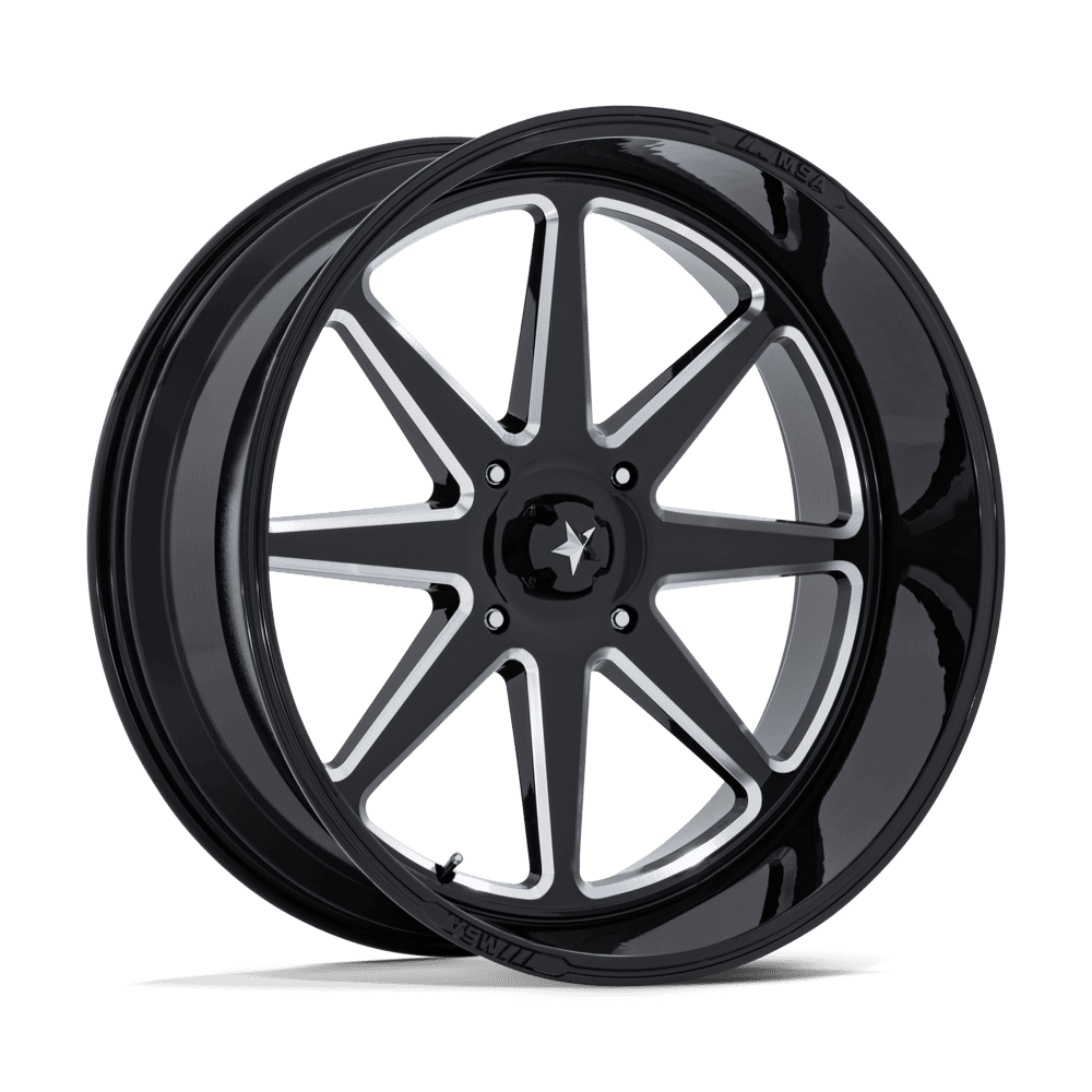 MSA Offroad Wheels M54 Spark Utv 24X10 4X137 -25MM Gloss Black Milled
