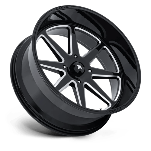 MSA Offroad Wheels M54 Spark Utv 24X10 4X137 -25MM Gloss Black Milled