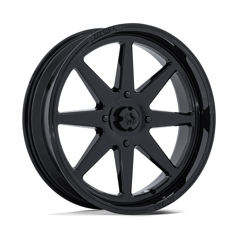 MSA Offroad Wheels M54 Spark Utv 24X7 4X156 +0MM Gloss Black