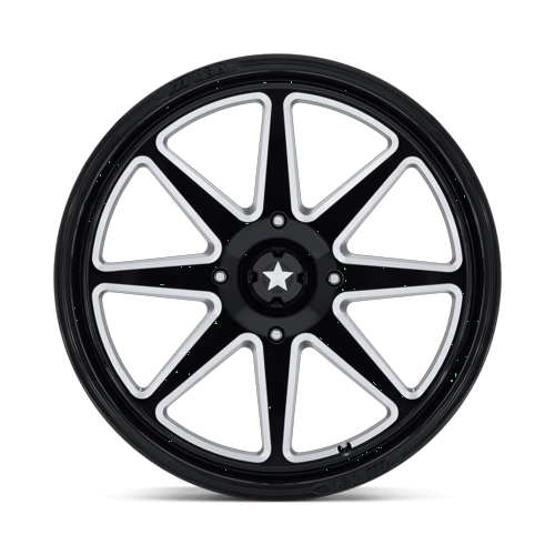 MSA Offroad Wheels M54 Spark Utv 24X7 5X114.3 +0MM Gloss Black Milled