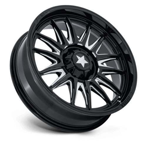 MSA Offroad Wheels M55 Commander Utv 20X7 5X114.3 +0MM Gloss Black Milled