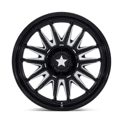 MSA Offroad Wheels M55 Commander Utv 20X7 4X110 +0MM Gloss Black Milled