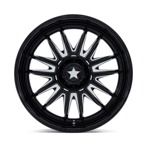 MSA Offroad Wheels M55 Commander Utv 24X10 4X137/4X156/4X156 -25MM Gloss Black Milled