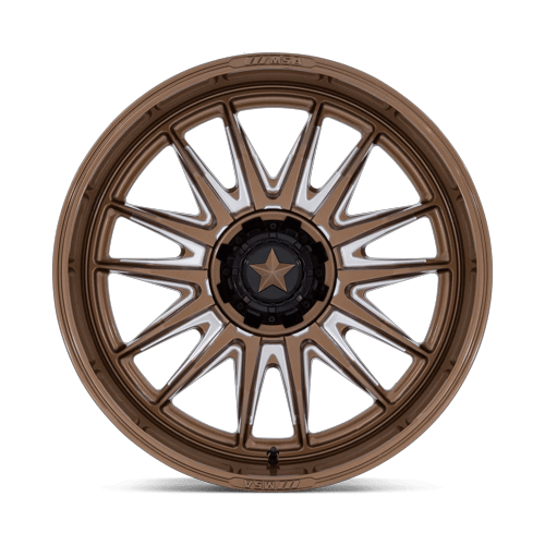 MSA Offroad Wheels M55 Commander Utv 24X10 5X114.3 -25MM Gloss Bronze Milled