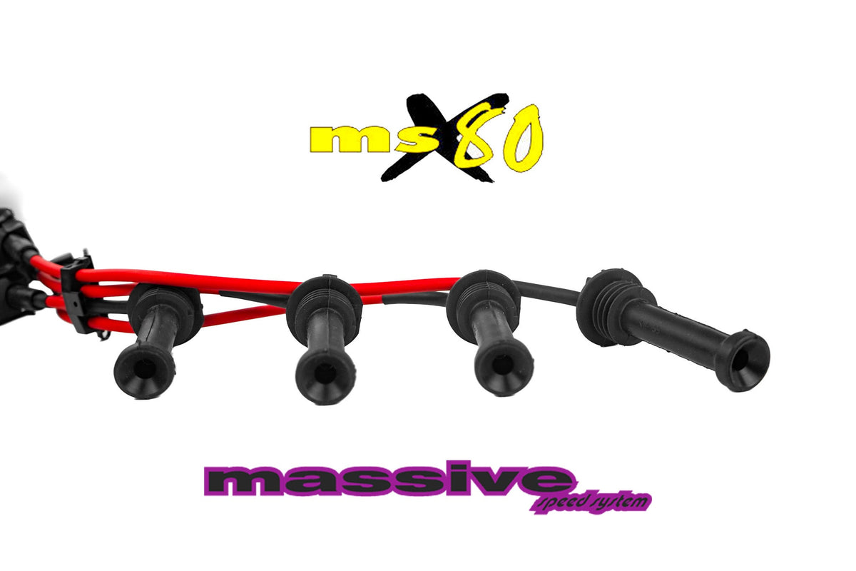 Massive MSX80 Spark Plug Wires Zetec w/ MSD coil side Ignition Wires 00-04 Ford Focus MSX80 - Massive Speed System