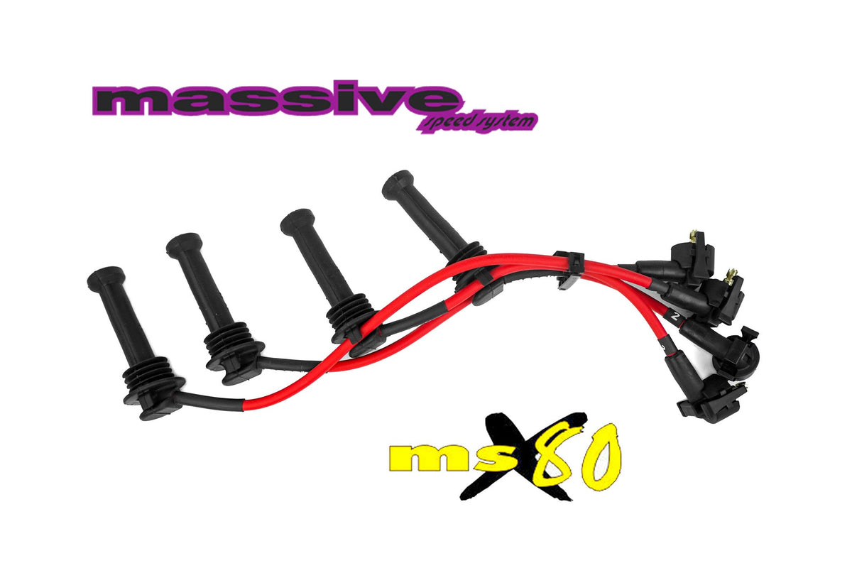 Massive MSX80 Spark Plug Wires Zetec w/ MSD coil side Ignition Wires 00-04 Ford Focus MSX80 - Massive Speed System