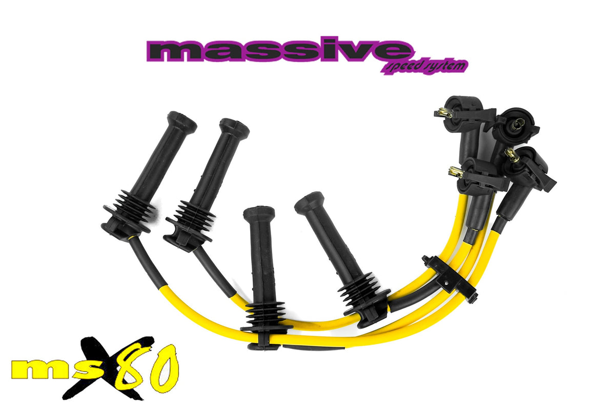 Massive MSX80 Spark Plug Wires Zetec w/ MSD coil side Ignition Wires 00-04 Ford Focus MSX80 - Massive Speed System