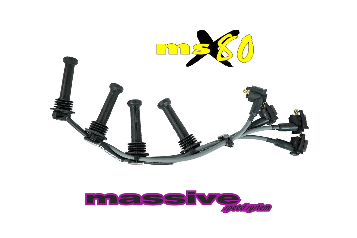 Massive MSX80 Spark Plug Wires Zetec w/ MSD coil side Ignition Wires 00-04 Ford Focus MSX80 - Massive Speed System