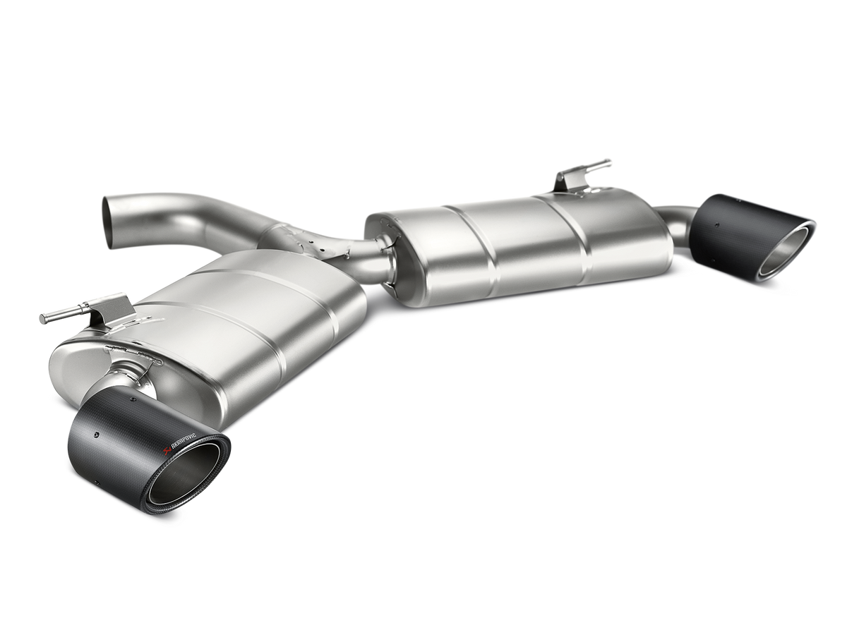 Akrapovic 13-17 Volkswagen Golf GTI (VII) Slip-On Line (Titanium) w/ Carbon Tips - MTP-VW/T/1H