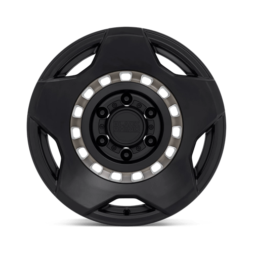 Black Rhino Hard Alloys Muzzle 20X9 5X127 -18MM Matte Black W/ Mach Tint Ring