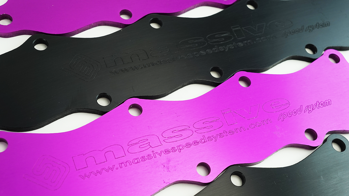 Massive Zetec Exhaust Port Block Off Cover Plates