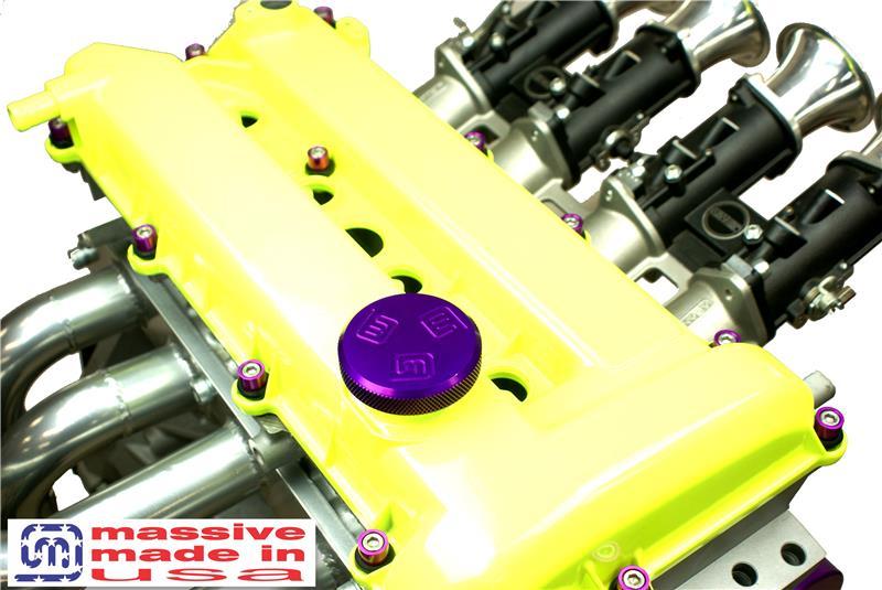 Massive Signature Oil Fill Caps - Many Ford Applications - Massive Speed System