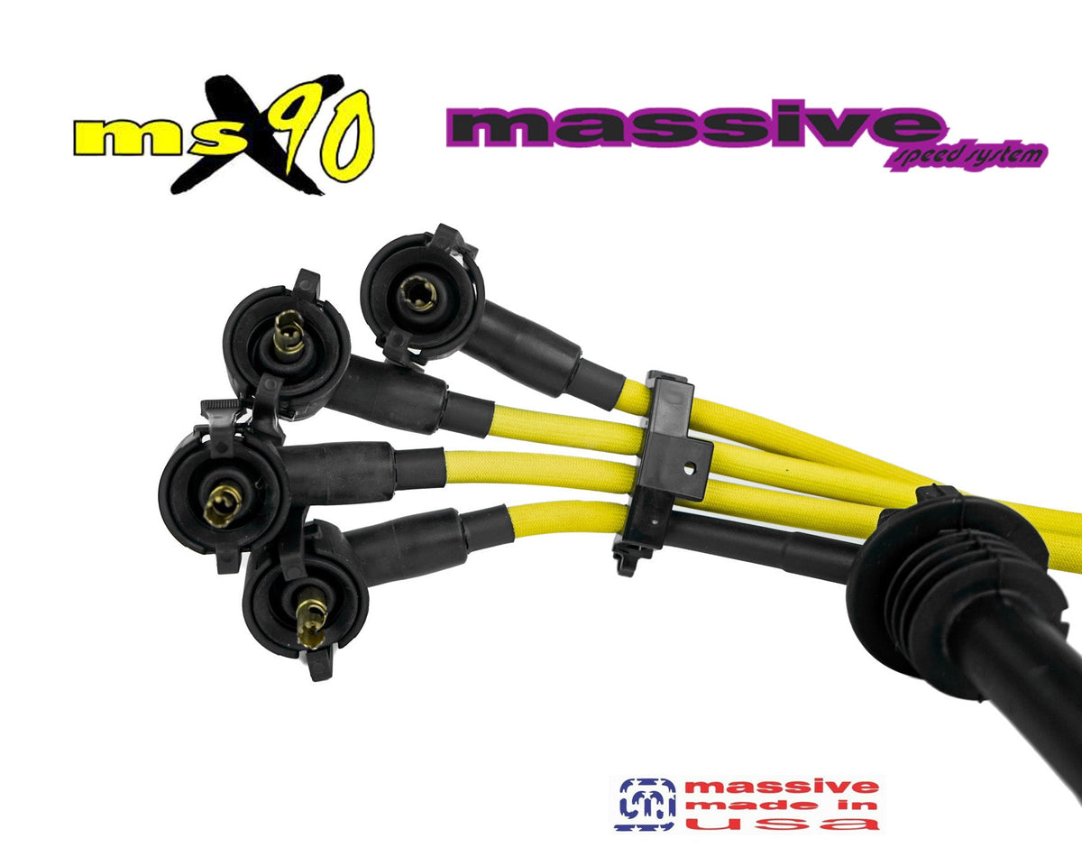 Massive ZAP-PAK Ignition Kit MSD Coil MSX90 Performance Spark Plug Wires 00-04 Ford Focus - Massive Speed System