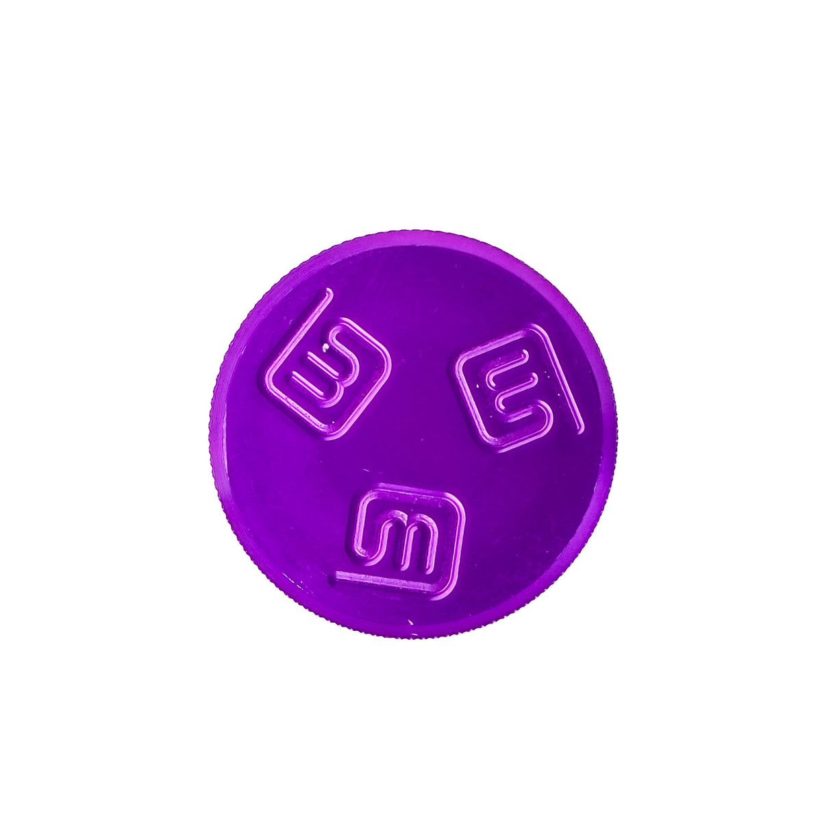 Massive oil cap ford purple top view