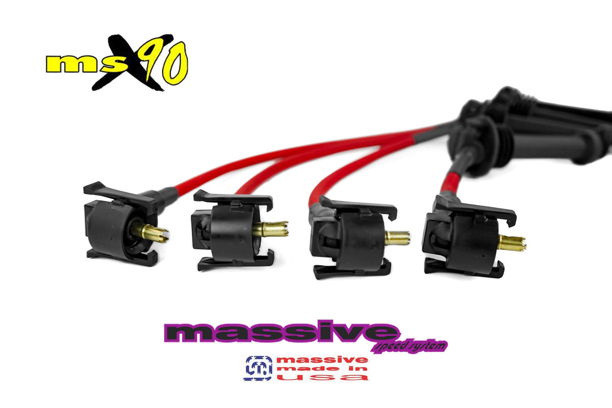 Massive ZAP-PAK Ignition Kit MSD Coil MSX90 Performance Spark Plug Wires 00-04 Ford Focus - Massive Speed System