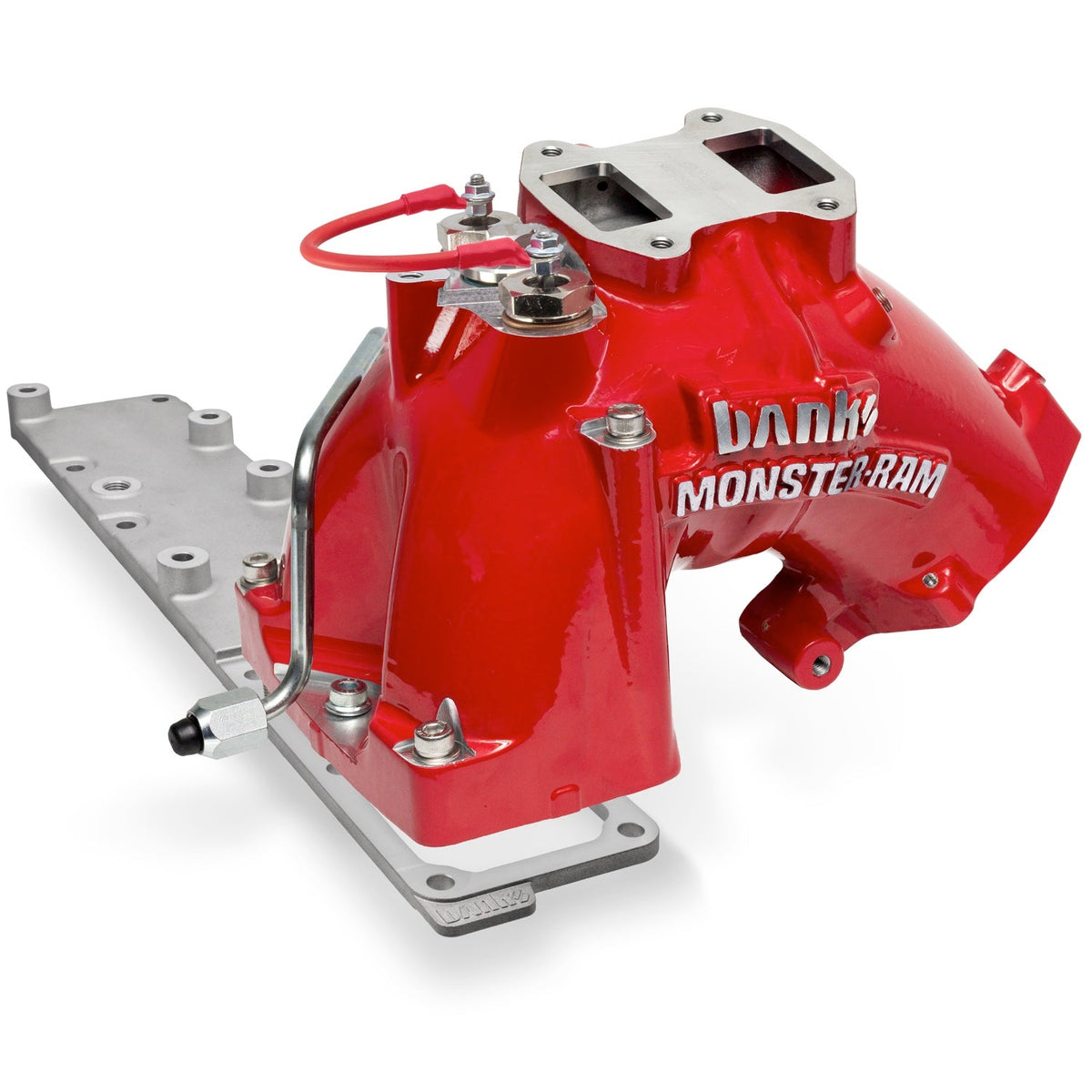 Banks Power 13-18 Ram 6.7L Diesel Monster-Ram Intake System Gen-2 w/Fuel Line - Red w/Heater System - 42798-PC for 2013-2018 