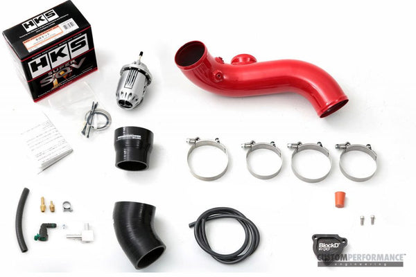 cp-e Exhale™ Ford Mustang EcoBoost HKS BOV Attachment Kit for 2015-2023 Ford Mustang - front view