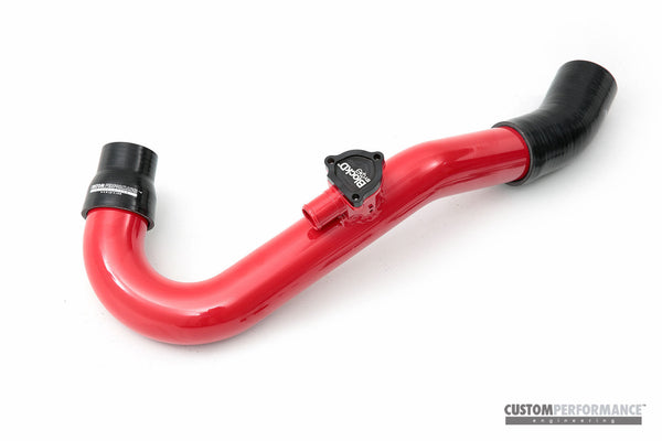 cp-e OEcharge™ Ford Mustang EcoBoost Hot Charge Pipe for 2015-2023 Ford Mustang - front view