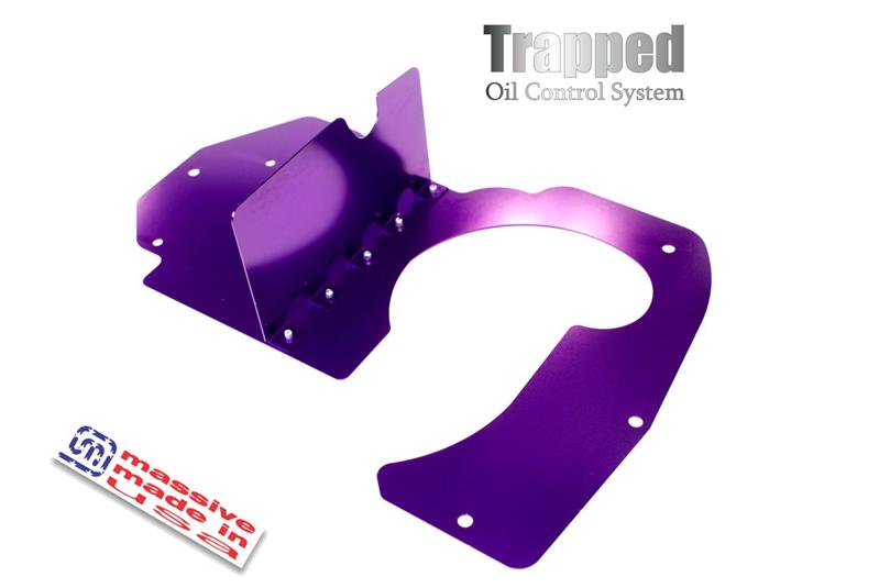 Massive Speed Trapped Oil Control Pan Baffle Mustang S550 2015+ Ecoboost 2.3 - Massive Speed System