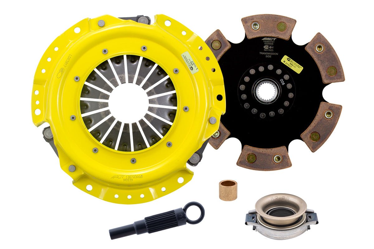 ACT 1990 Nissan Stanza XT/Race Rigid 6 Pad Clutch Kit - NA1-XTR6