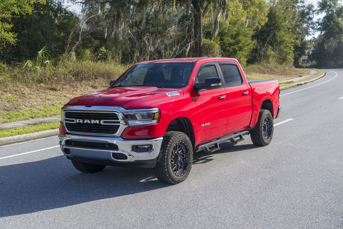 N-Fab EPYX 2019 Dodge RAM 1500 Crew Cab - Cab Length - Tex. Black - EXD19CC-TX