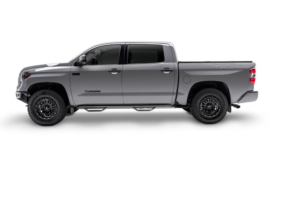 N-Fab Nerf Step 00-06 Hummer H1 SUV 4 Door - Gloss Black - W2W - 3in - H0166