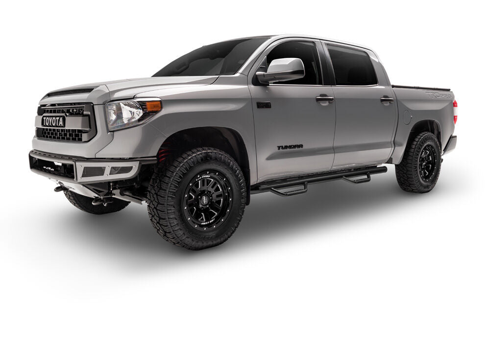 N-Fab Nerf Step 03-10 Hummer H2 SUV 4 Door - Gloss Black - W2W - 3in - H0365
