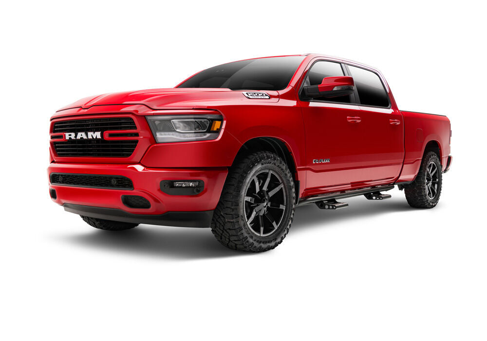 N-Fab RKR Step System 2019 Dodge Ram 1500 Crew Cab All Beds - Tex. Black - Cab Length - 1.75in - D194RKRCCS4