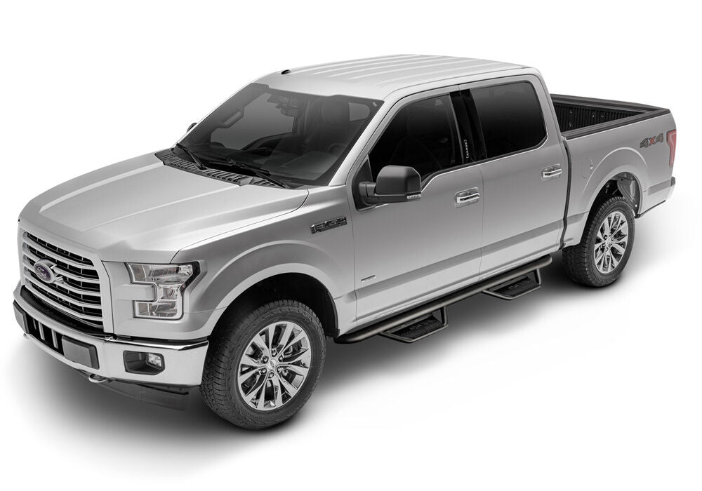 N-Fab Podium LG 2019 Ford Ranger Crew Cab All Beds - Tex. Black - Cab Length - 3in - HPF1981CC-TX