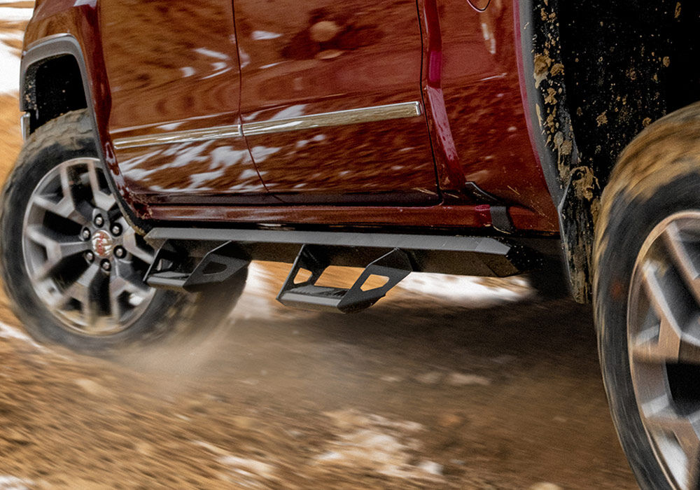 N-Fab 2022 Toyota Tundra Crew Max Cab All Beds SRW Predator Pro Steps Textured Black w/o Bed Access - PRT2282CC-TX
