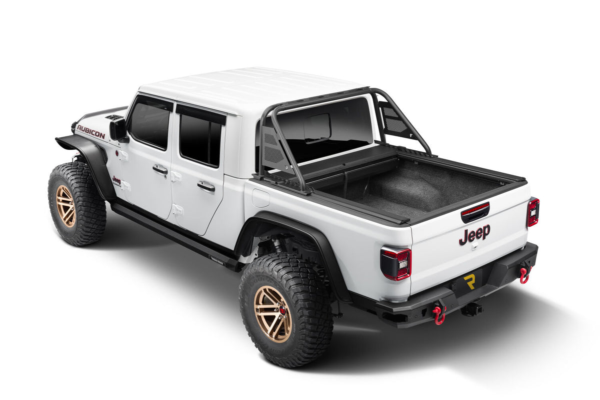 N-Fab ARC Sports Bar 20-22 Jeep Gladiator - Textured Black(Roll-N-Lock Cover Fitment Only) - J19BR-RLT