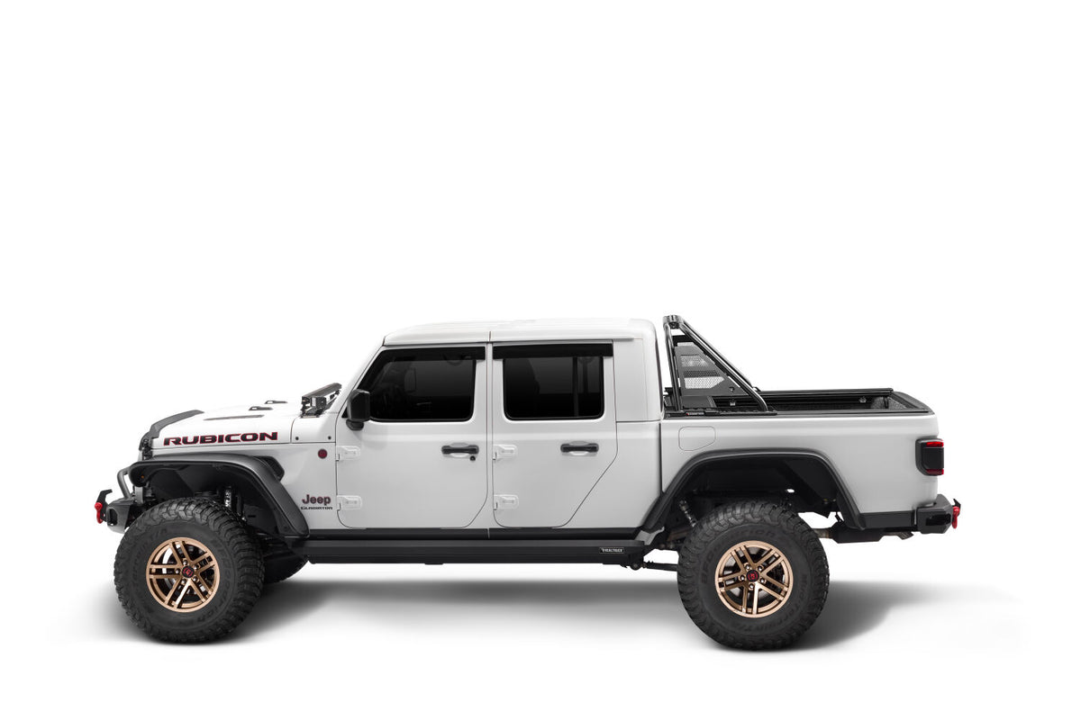 N-Fab ARC Sports Bar 20-22 Jeep Gladiator - Textured Black(Roll-N-Lock Cover Fitment Only) - J19BR-RLT
