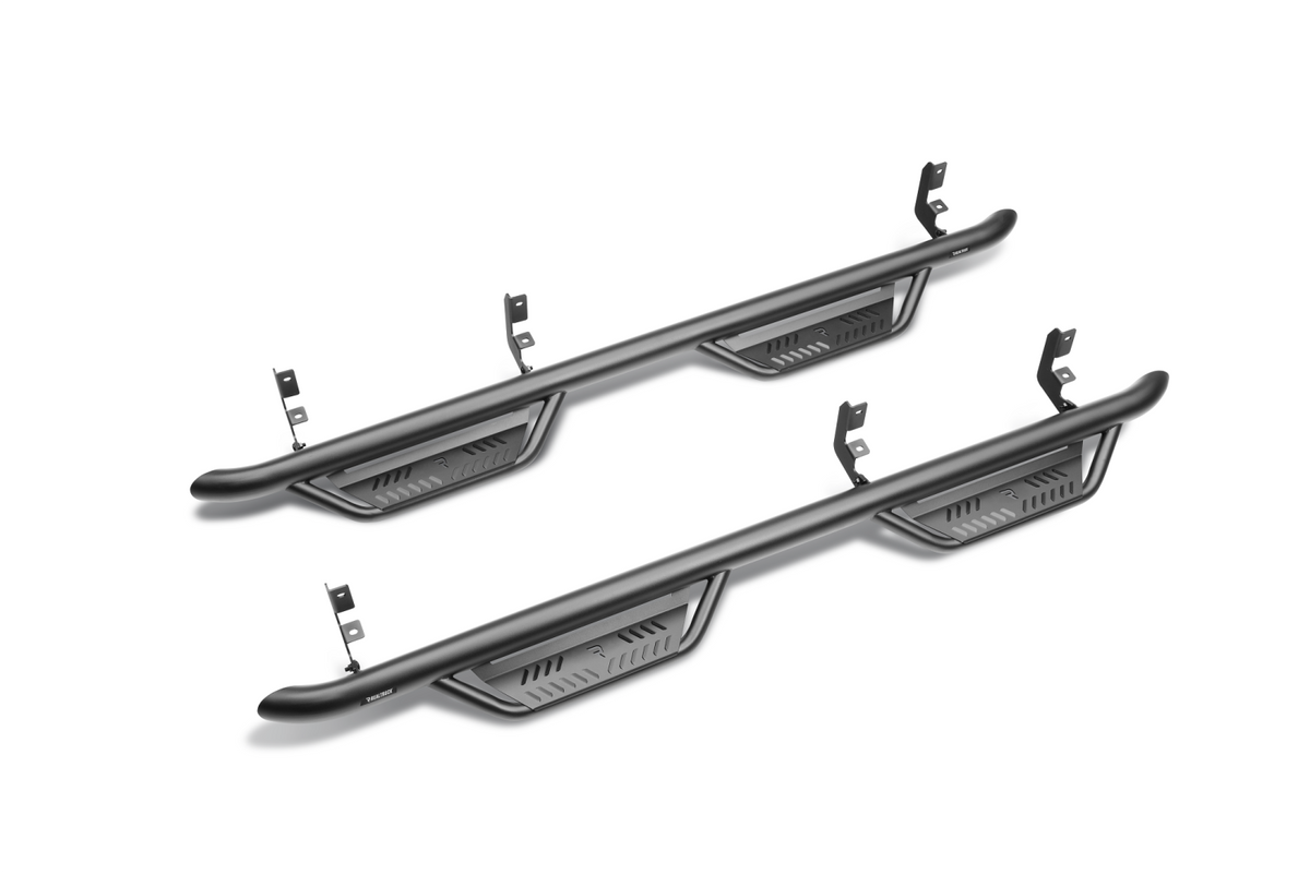 N-Fab Podium LG 2019 Chevy/GMC 1500 Crew Cab - Cab Length - Tex. Black - 3in - HPC1980CC-TX