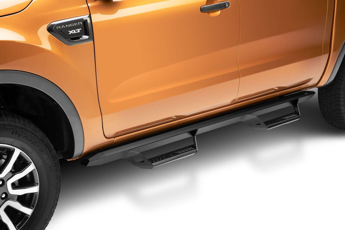 N-Fab Predator PRO 2019 Ford Ranger Crew Cab All Beds - Tex. Black - Cab Length - PRF1981CC-TX