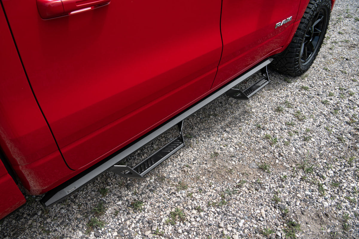 N-Fab Predator PRO 2019 Dodge Ram 1500 Crew Cab All Beds - Tex. Black - Cab Length - PRD1977CC-TX