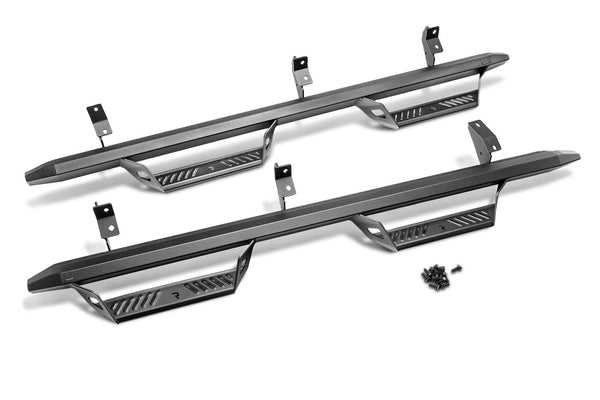 N-Fab Predator Pro Step System 15-17 GMC/Chevy Canyon/Colorado Ext Cab - Tex. Black - PRG1563QC-TX