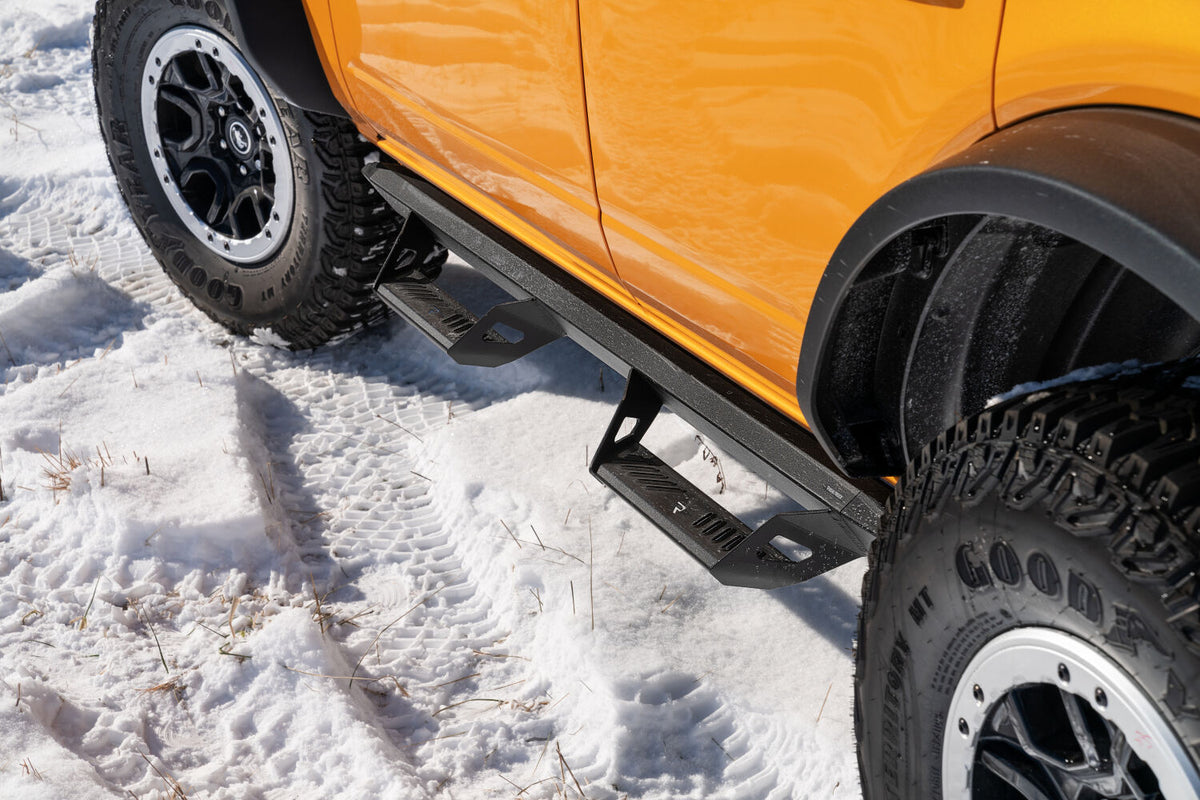 N-Fab Predator Pro Step System 2021 Ford Bronco 4 Door - Tex. Black - PRF2172B-TX