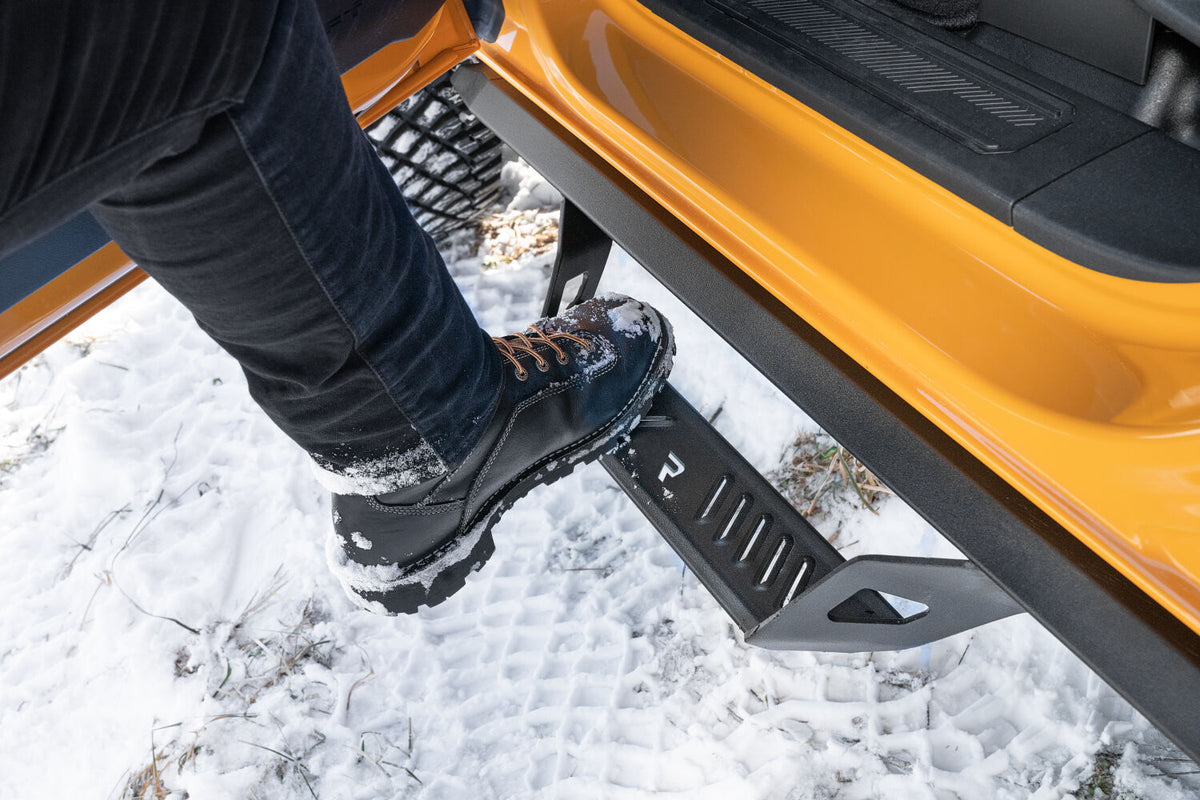 N-Fab Predator Pro Step System 2021 Ford Bronco 4 Door - Tex. Black - PRF2172B-TX