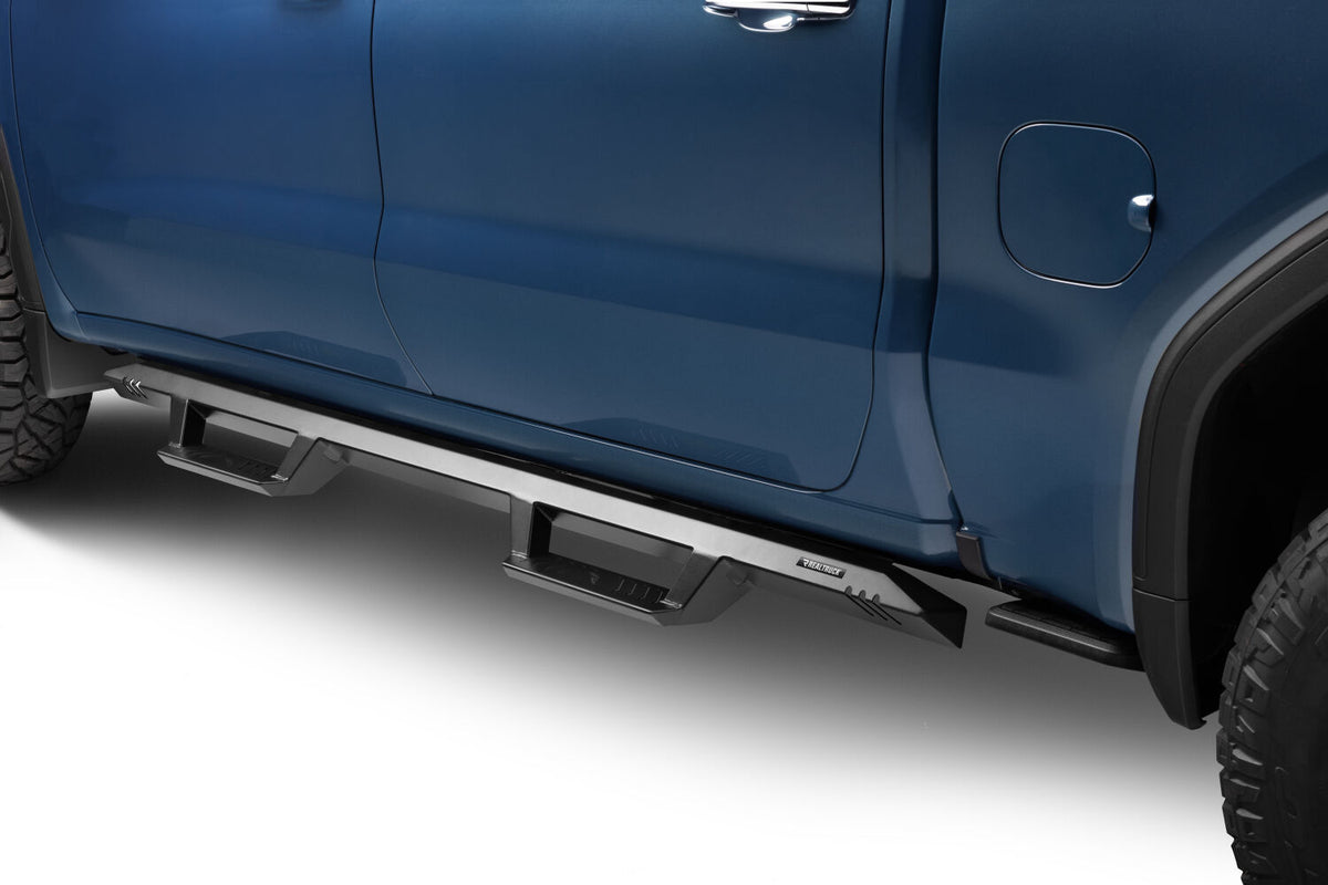 N-Fab Predator Pro 19-20 Chevy/GMC 1500 Crew Cab - Cab Length - Tex. Black - PRC1980CC-TX