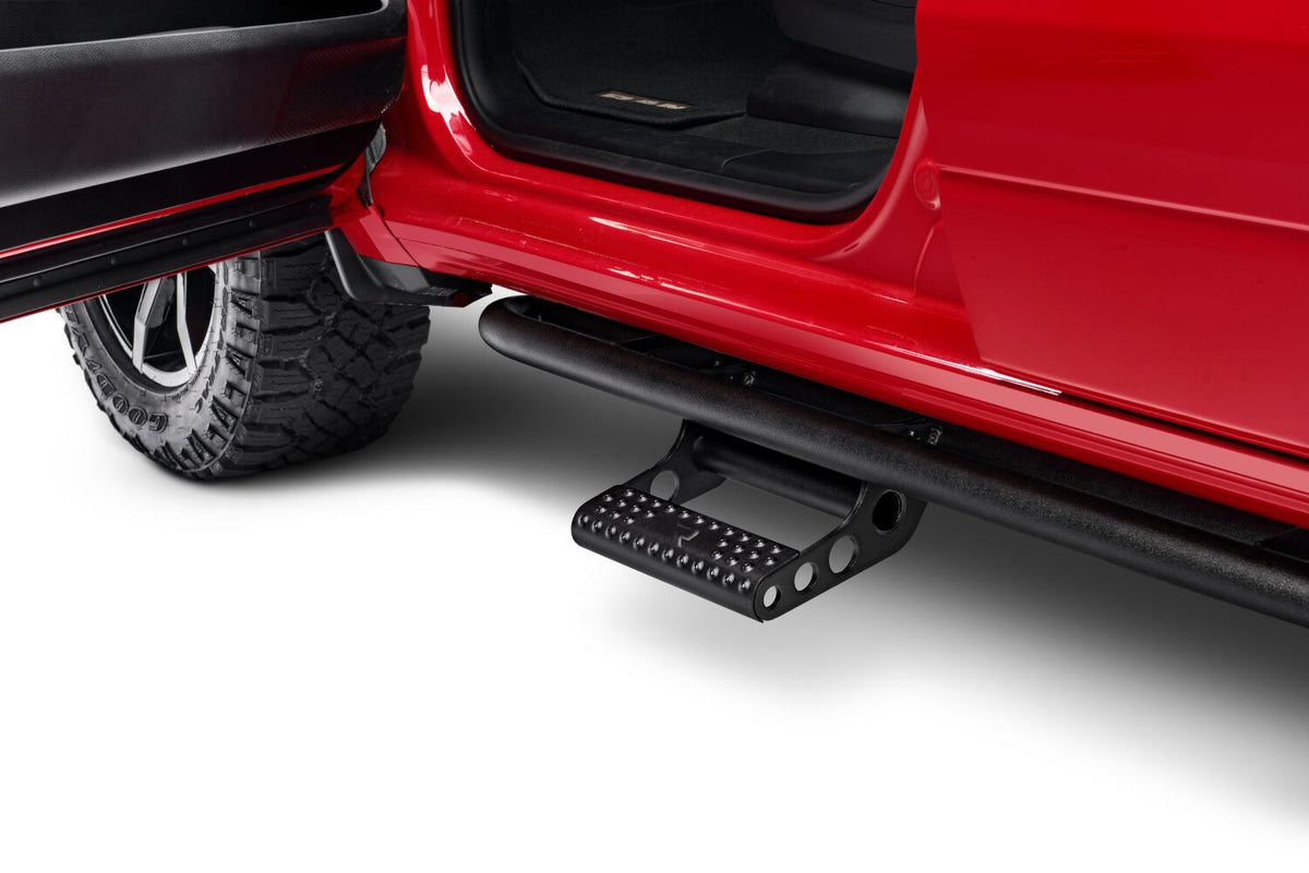 N-Fab RKR Step System 2019 Dodge Ram 2500/3500 Crew Cab All Beds Gas/Diesel - Tex. Black - 1.75in - D204RKRCCS4